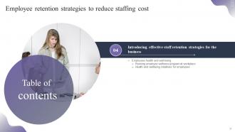 Employee Retention Strategies To Reduce Staffing Cost Powerpoint Presentation Slides Editable Professional