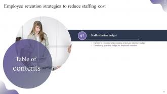 Employee Retention Strategies To Reduce Staffing Cost Powerpoint Presentation Slides Adaptable Professional