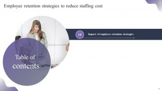Employee Retention Strategies To Reduce Staffing Cost Powerpoint Presentation Slides Unique Colorful