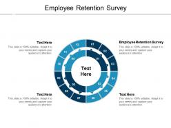 Employee retention survey ppt powerpoint presentation slides styles cpb