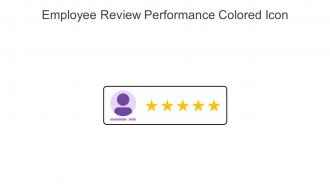 Employee Review Performance Colored Icon In Powerpoint Pptx Png And Editable Eps Format