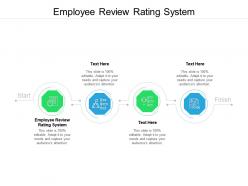 Employee review rating system ppt powerpoint backgrounds cpb
