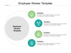 Employee review template ppt powerpoint presentation model microsoft cpb
