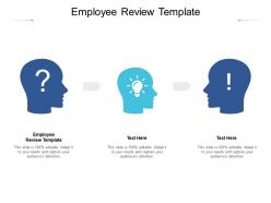 Employee review template ppt powerpoint presentation slides layouts cpb