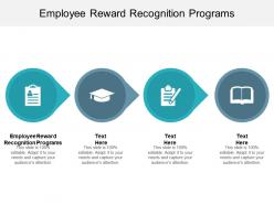 Employee reward recognition programs ppt powerpoint presentation slides example cpb