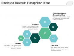 Employee rewards recognition ideas ppt powerpoint presentation icon graphics tutorials cpb