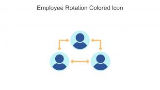 Employee Rotation Colored Icon In Powerpoint Pptx Png And Editable Eps Format