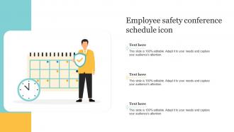 Employee Safety Conference Schedule Icon