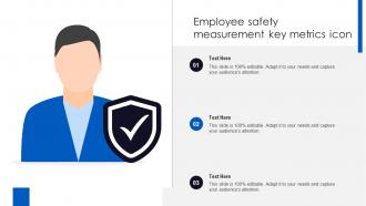 Employee Safety Measurement Key Metrics Icon