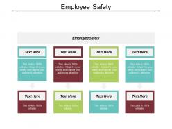 Employee safety ppt powerpoint presentation infographic template graphic tips cpb