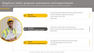 Employee Safety Program Assessment And Improvement Manual For Occupational Health And Safety