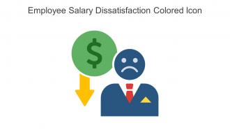 Employee Salary Dissatisfaction Colored Icon In Powerpoint Pptx Png And Editable Eps Format