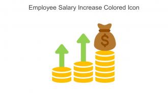 Employee Salary Increase Colored Icon In Powerpoint Pptx Png And Editable Eps Format