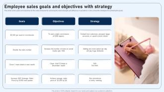 Employee Sales Goals And Objectives With Strategy