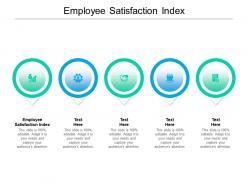 Employee satisfaction index ppt powerpoint presentation infographics graphics pictures cpb