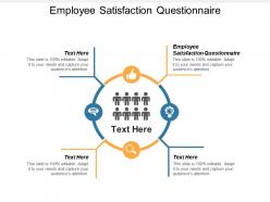 Employee satisfaction questionnaire ppt powerpoint presentation portfolio cpb