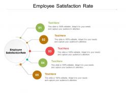 Employee satisfaction rate ppt powerpoint presentation file example cpb