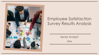 Employee Satisfaction Survey Results Analysis PPT Template AT