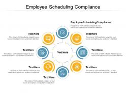 Employee scheduling compliance ppt powerpoint presentation ideas tips cpb