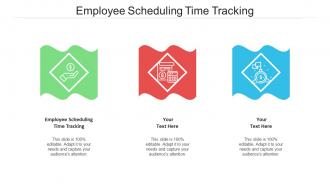 Employee Scheduling Time Tracking Ppt Powerpoint Presentation Infographic Template Slide Cpb