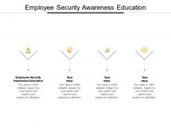Employee security awareness education ppt powerpoint presentation inspiration show cpb