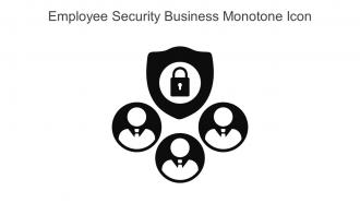 Employee Security Business Monotone Icon In Powerpoint Pptx Png And Editable Eps Format
