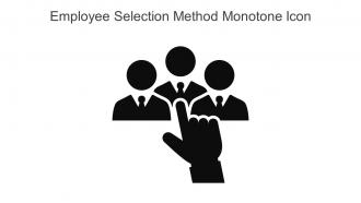 Employee Selection Method Monotone Icon In Powerpoint Pptx Png And Editable Eps Format