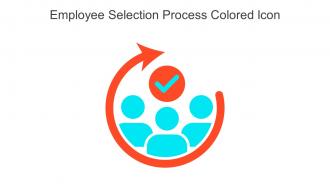 Employee Selection Process Colored Icon In Powerpoint Pptx Png And Editable Eps Format