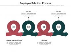 Employee selection process ppt powerpoint presentation ideas format ideas cpb