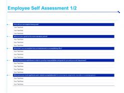 Employee Self Assessment Key Responsibilities Ppt Powerpoint Presentation Inspiration Guide