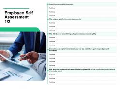 Employee Self Assessment Knowledge Gained Ppt Powerpoint Presentation Diagram Images