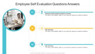 Employee Self Evaluation Questions Answers In Powerpoint And Google Slides Cpb