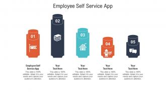 Employee self service app ppt powerpoint presentation professional graphics pictures cpb