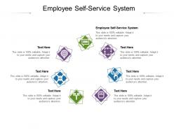 Employee self service system ppt powerpoint presentation file topics cpb