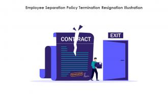 Employee Separation Policy Termination Resignation Illustration