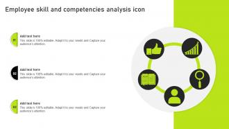 Employee Skill And Competencies Analysis Icon