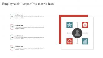 Employee Skill Capability Matrix Icon