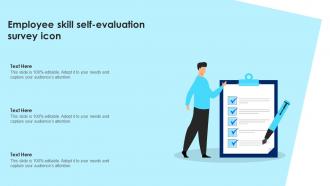 Employee Skill Self Evaluation Survey Icon