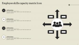 Employee Skills Capacity Matrix Icon