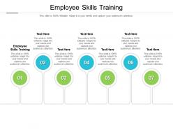 Employee skills training ppt powerpoint presentation images cpb