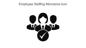 Employee Staffing Monotone Icon In Powerpoint Pptx Png And Editable Eps Format