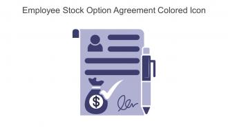 Employee Stock Option Agreement Colored Icon In Powerpoint Pptx Png And Editable Eps Format