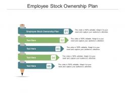 Employee stock ownership plan ppt powerpoint presentation model templates cpb