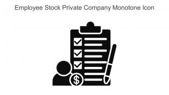 Employee Stock Private Company Monotone Icon In Powerpoint Pptx Png And Editable Eps Format