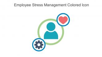 Employee Stress Management Colored Icon In Powerpoint Pptx Png And Editable Eps Format