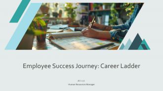 Employee Success Journey Career Ladder PPT Designs AT