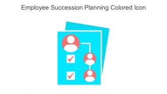 Employee Succession Planning Colored Icon In Powerpoint Pptx Png And Editable Eps Format