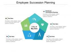 Employee succession planning ppt powerpoint presentation slides show cpb