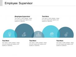 Employee supervisor ppt powerpoint presentation slides format cpb