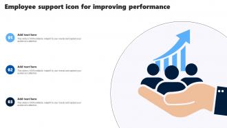 Employee Support Icon For Improving Performance